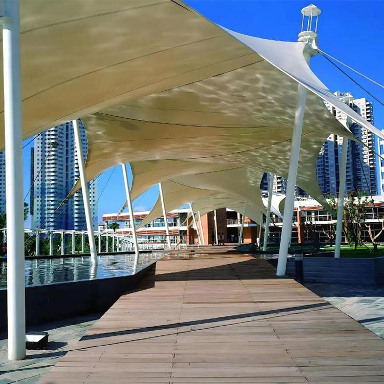 海伦市膜结构景观棚