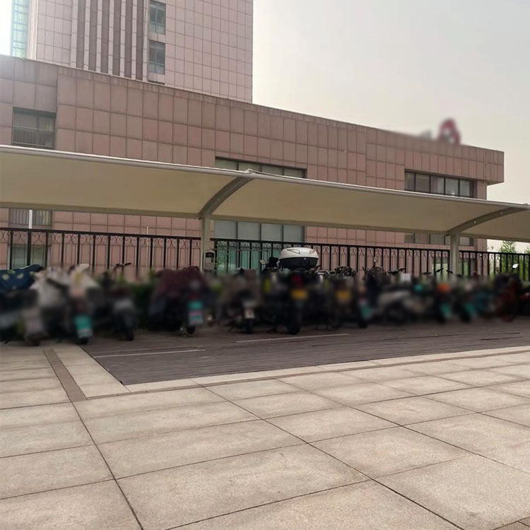 海伦市膜结构电动车棚